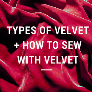 types of velvet